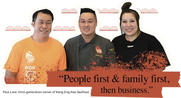 The Liew family — three generations